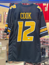 Missouri Tigers Brady Cook Signed CUSTOM JERSEYS (BLACK) - BECKETT FREE SHIPPING