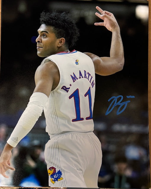 Kansas Jayhawks Remey Martin signed jersey or photo