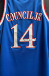 Kansas Jayhawks Melvin Council Jr signed Jersey