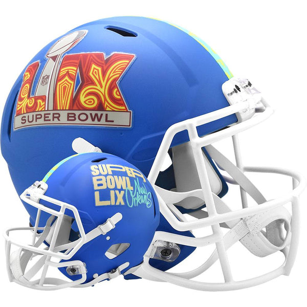 Super Bowl LIX Mini and Full Size Helmets Free Shipping