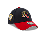 Kansas City Royals 2019 July 4th 39THIRTY Fitted Hat by New Era
