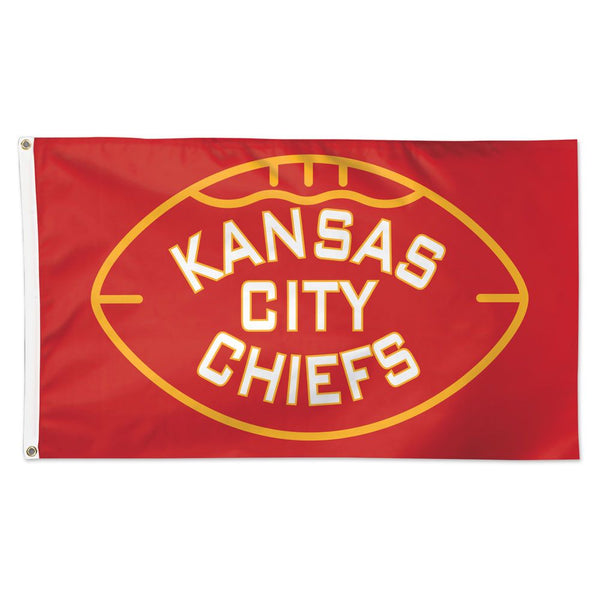 Kansas City Chiefs Retro Flag - Deluxe 3' X 5' by Wincraft