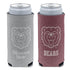 MISSOURI STATE UNIVERSITY BEARS COLORED HEATHERED 12 OZ SLIM CAN COOLER