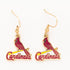 St Cardinals Dangle Earrings by Wincraft