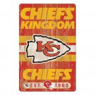 Kansas City Chiefs Kingdom Wood Sign 11"x17"