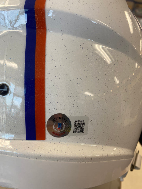Florida Gators KADARIUS TONEY Stars and Stripes Replica Helmet - BECKETT