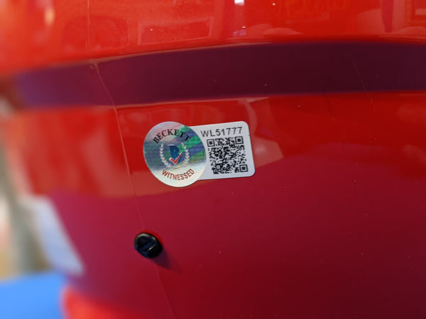 Kansas City Chiefs Patrick Mahomes Autographed REPLICA Speed Helmet Beckett