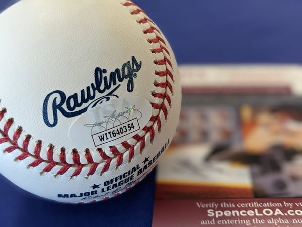 Kansas City Royals Brady Singer Signed Autographed OMLB Baseball JSA