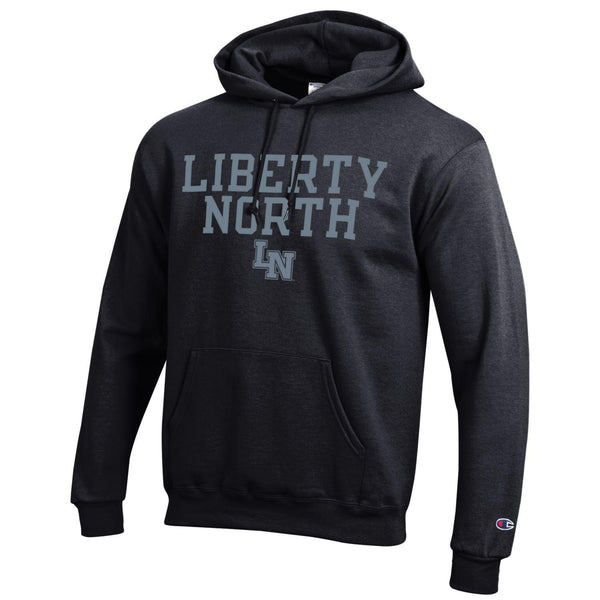 Liberty North Eagles BLACK OUT Fleece Hoodie - Champion