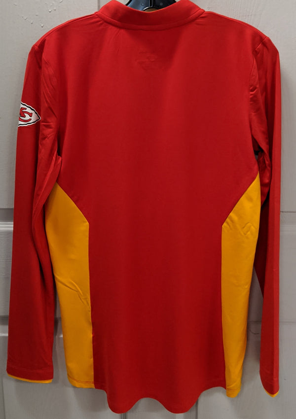 Kansas City Chiefs Women's High Profile Long-Sleeve 1/2 Zip Shirt by Fanatics