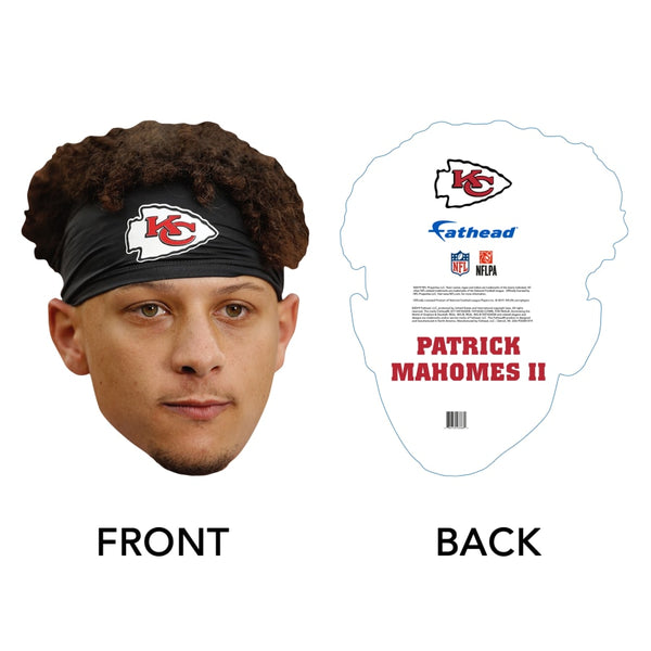 Patrick Mahomes: Big Head - Officially Licensed NFL Foam Core Cutout
