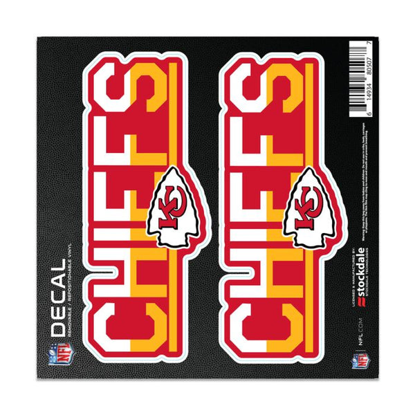 Kansas City Chiefs Color Duo Decal 6" x 6"