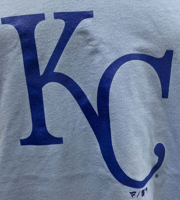 Kansas City Royals Women's Coastal Blue Official Logo V-Neck T-Shirt - by Fanatics
