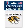 Missouri Tigers SLOGAN Perfect Cut Color Decal 4" x 4"