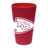 Kansas City Chiefs Red 16 oz Silicone Pint Glass- Wincraft