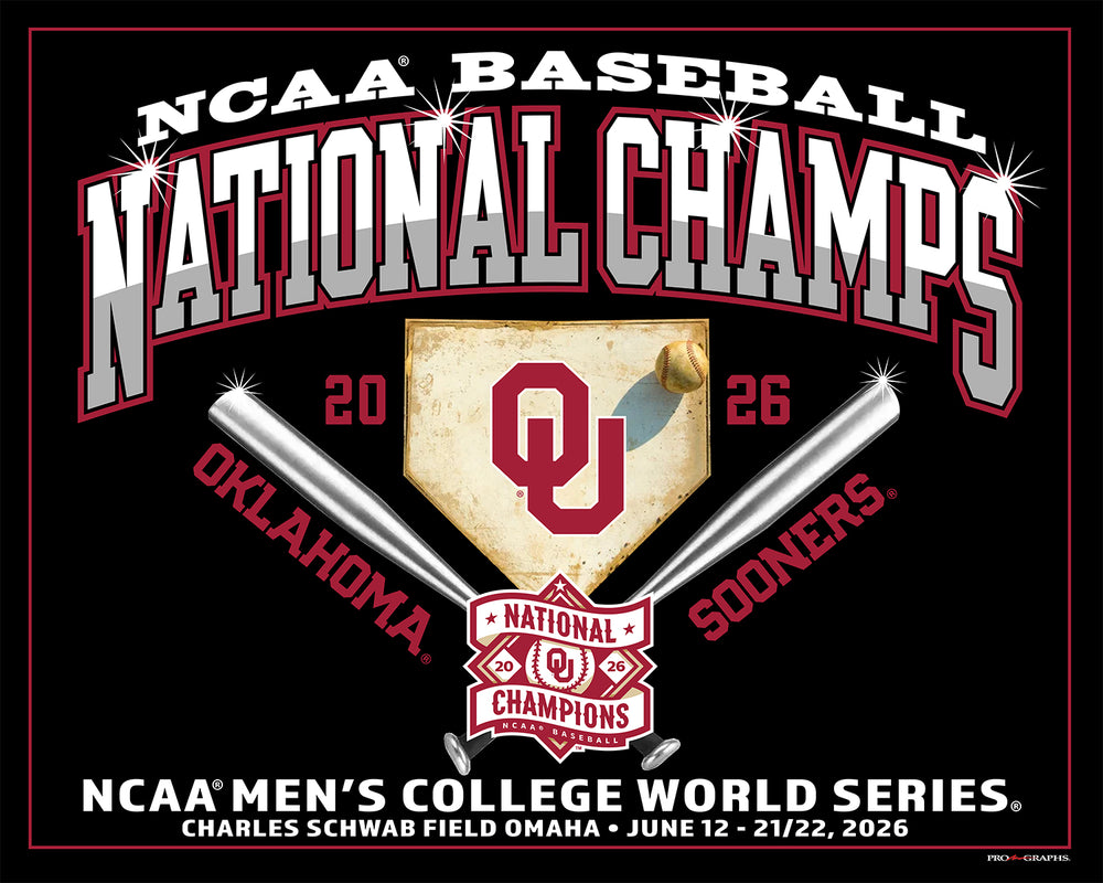 Oklahoma Sooners 2026 Baseball National Champions 8x10