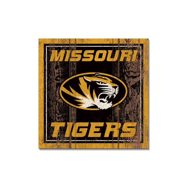Missouri Tigers Wooden Magnet 3" X 3"