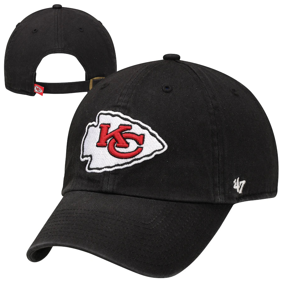 KANSAS CITY CHIEFS BLACK '47 MVP 47 Brand MO Sports Authentics