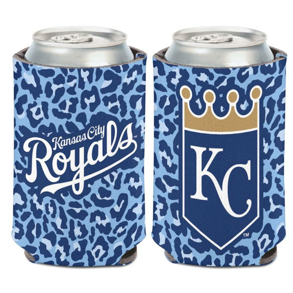 Kansas City Royals Leopard Print 2 Sided Can Coozi by Wincraft