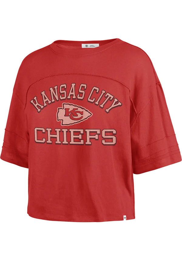 Kansas City Chiefs Womens Half Moon SS T-Shirt - '47 Brand