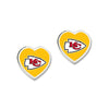 Kansas City Chiefs Heart Earrings- Wincraft