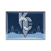KANSAS CITY ROYALS CITY CONNECT METAL MAGNET 2.5" X 3.5"- City of Fountains