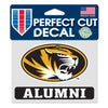 Missouri Tigers "Alumni" Perfect Cut Color Decal 4.5" x 5.75"
