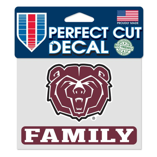 Missouri State University Bears Missouri State Family Perfect Cut Color Decal 4.5" x 5.75"