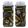 Missouri Tigers 12 oz Slim Can Cooler- Scattered- Wincraft