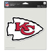 Kansas City Chiefs logo Fan Decals 3.75" x 5"