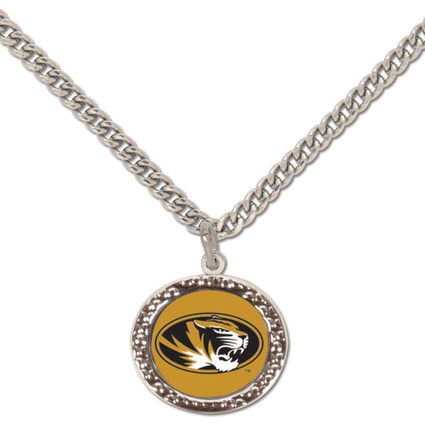 Missouri Tigers Necklace w/Charm Jewelry Card
