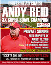 Kansas City Chiefs  Head Coach ANDY REID  Private Signing August 18, 2026