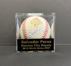 Kansas City Royals Salvador Perez Signed 2015 World Series Baseball - BECKETT