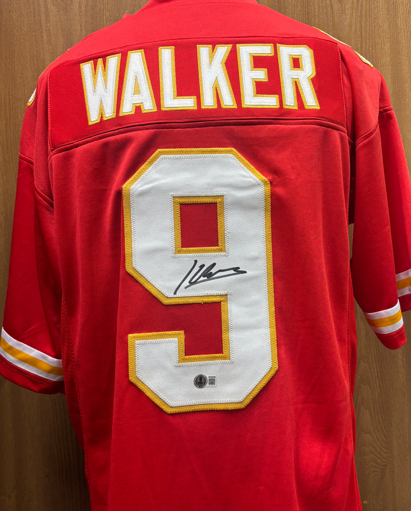 Kansas City Chiefs Kenneth Walker III Jersey Helmets and Footballs