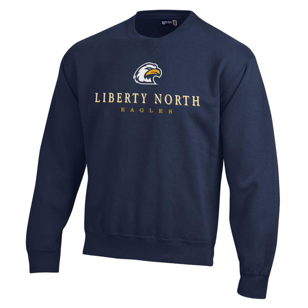 Liberty North Big Cotton Tumbled Crew Navy- By Gear