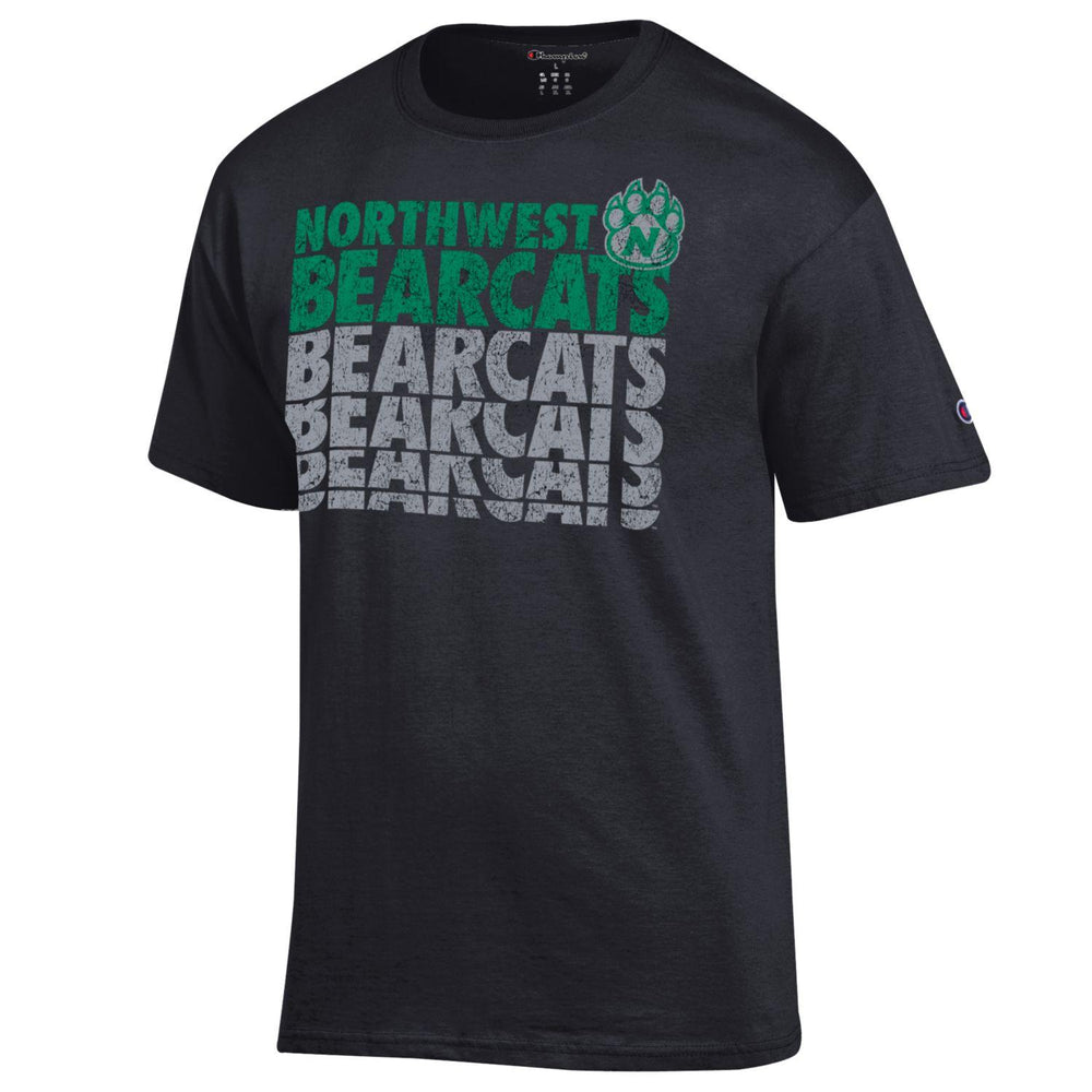 Northwest Bearcats Black Short Sleeve Shirt -by Champion