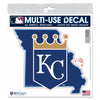 KANSAS CITY ROYALS STATE SHAPE ALL SURFACE DECAL 6" X 6"