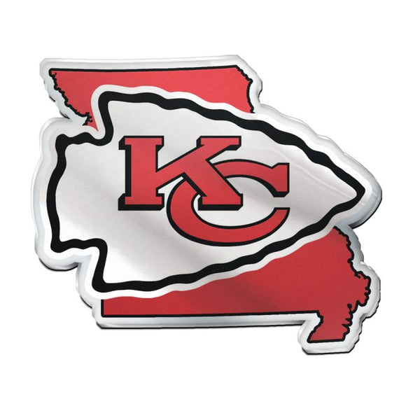Kansas City Chiefs STATE Acrylic Auto Emblem