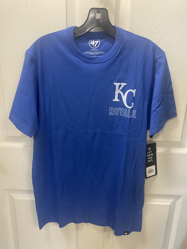 Kansas City Royals Jetty Blue with Back Logo Franklin Tee by '47 Brand
