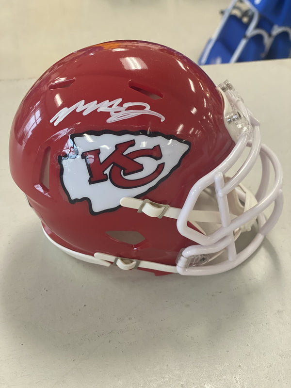 Kansas City Chiefs Mecole Hardman Signed Autographed Chiefs Speed Mini Helmet Beckett