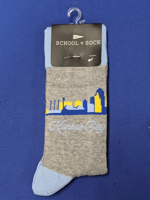 The KC Crown Skyline Socks by School of Sock