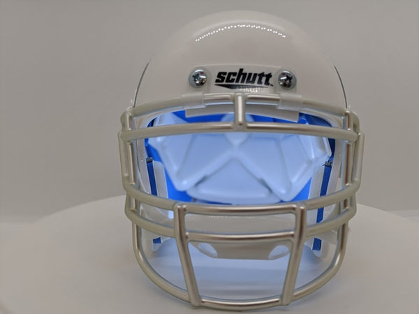 Missouri Tigers Alternate Gloss White Chrome Schutt Mini Authentic helmet