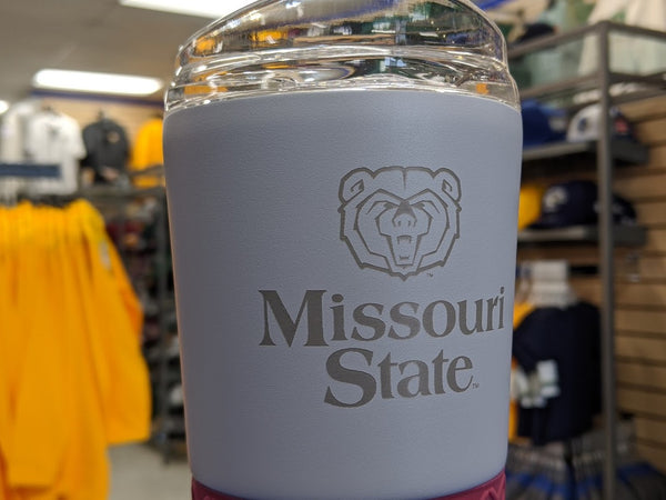 Missouri State Bearcats 24oz Gray and Red Tumbler w/ Lid