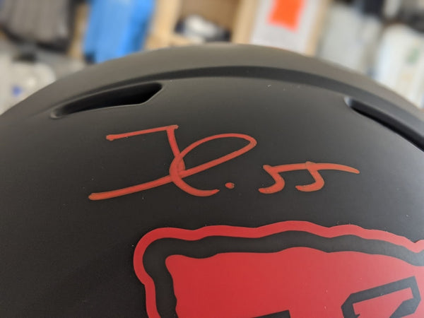 Kansas City Chiefs Frank Clark Signed Full Size Eclipse Replica Helmet - JSA on