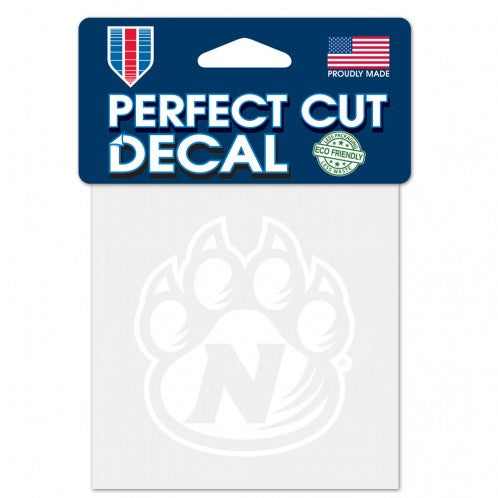 Northwest Missouri State "White Tiger Paw" 4"x4" Perfect Cut Decal by WinCraft