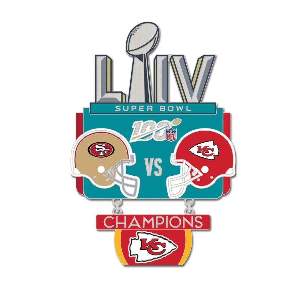 WinCraft Kansas City Chiefs Super Bowl LVII Champions Two-Piece Collector  Pin