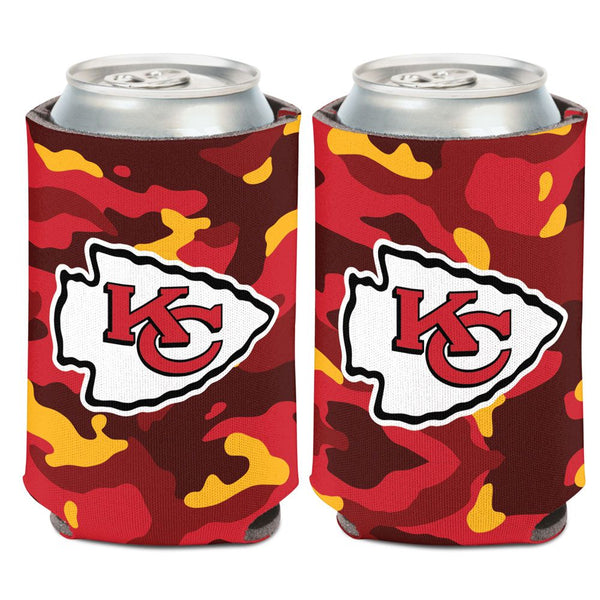 Kansas City Chiefs TEAM COLOR CAMO Can Cooler by WinCraft