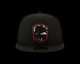 Kansas City Chiefs 2019 59FIFTY Salute to Service Black Hat by New Era