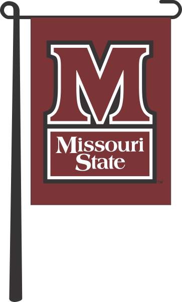 Missouri State "Big M" Garden Flag 13"x18"