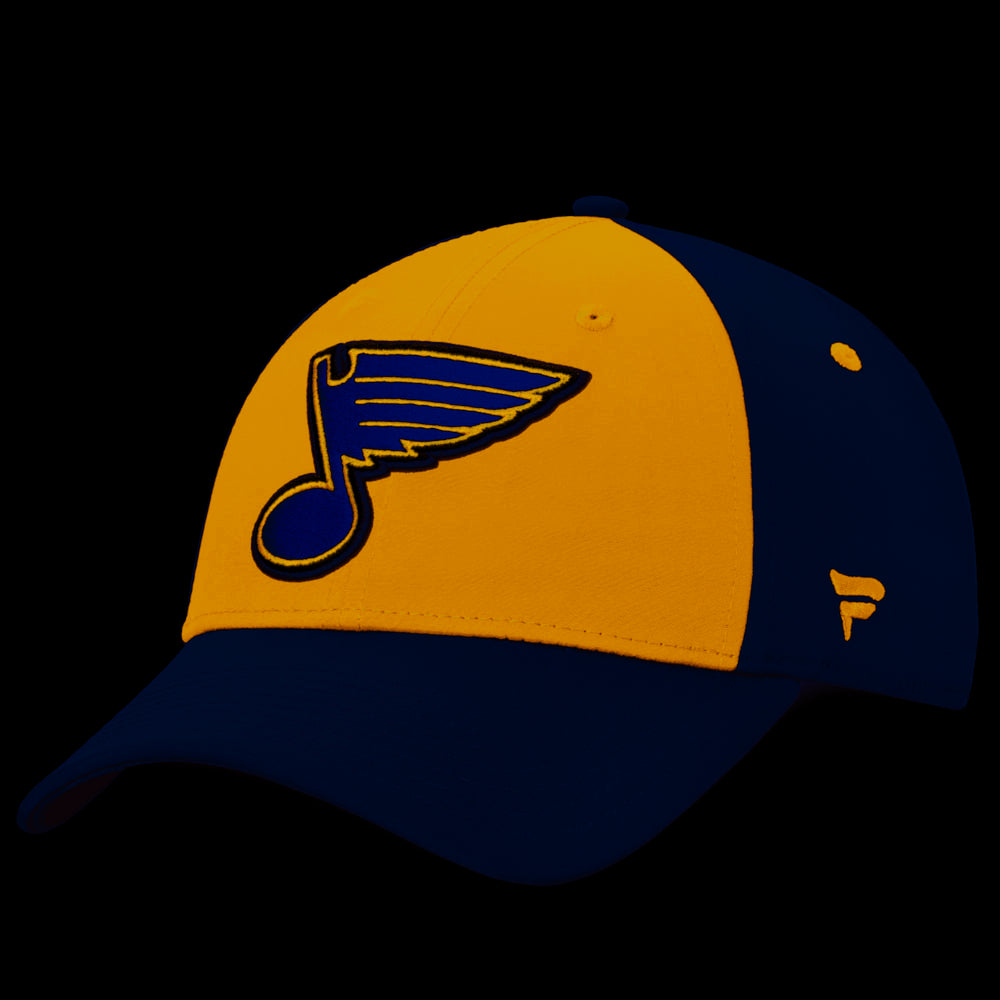 St. Louis Blues Authentic 2019 Blood Type Blue Flex Fit Hat by Fanatic